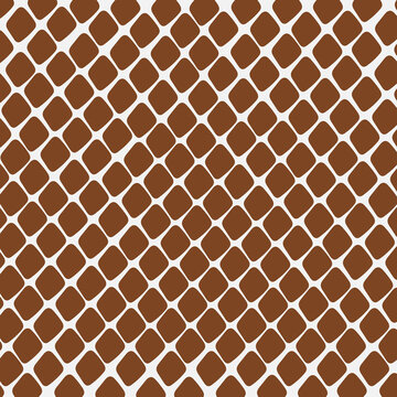 Vector brown snake print pattern animal seamless. Snake skin abstract for printing, cutting, crafts, home decorate and more.