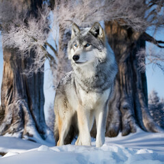 Life of wolf illustration jpg.