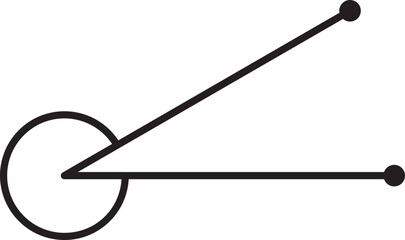 reflex angle vector outline