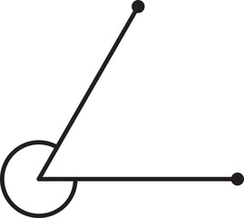 reflex angle vector outline