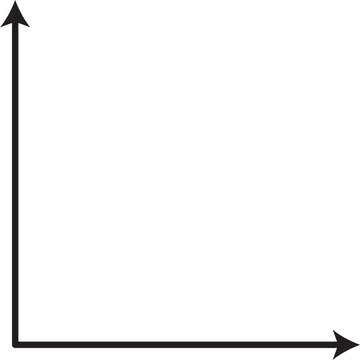 right angle vector outline