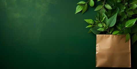 Eco bag mockup. Eco friendly concept. Zero waste. Space for text