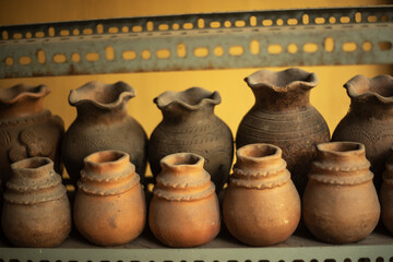 Pottery,powder and water and shaping them into desired forms. Once the ceramic has been shaped,...