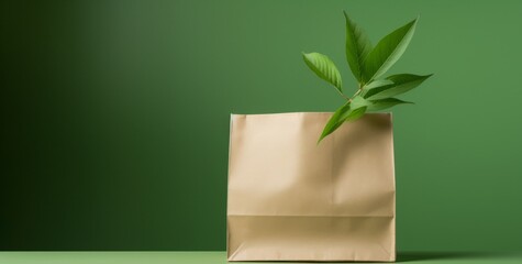 Eco bag mockup. Eco friendly concept. Zero waste. Space for text