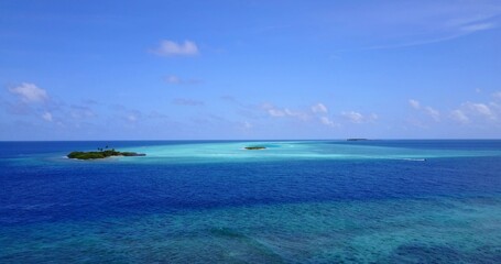Beautiful tropical seascape in Maldives