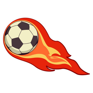 recommend clip art: football soccer ball cartoon vector isolated clip art illustration mascot slide until it burns, vector work of hand drawn