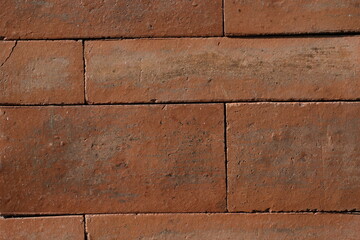 red brick wall