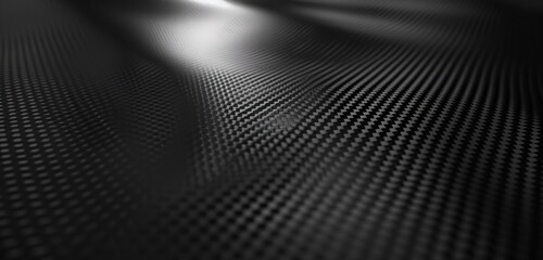 A sleek, modern carbon fiber texture background in solid black, perfect for adding a touch of sophistication to your designs.