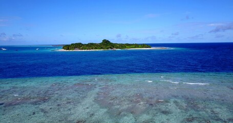 Beautiful tropical island in Maldives