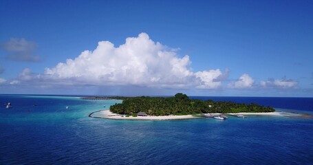 Beautiful tropical island in Asia