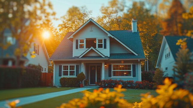 In an open house event prospective buyers tour a property