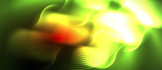 a blurry picture of a green and yellow background with a red center . High quality - 786101212