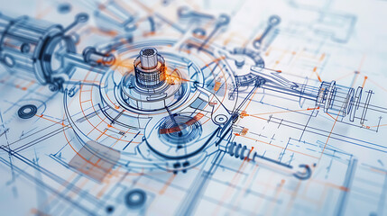 Schematic drawing of a new technology or invention.