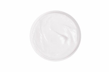 3D rendering of a creamy white substance isolated on a white background