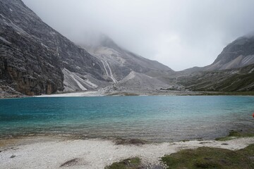 Scenic shot of the milk sea in Daocheng Yading national park, Sichuan, China