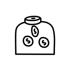 save money line icon