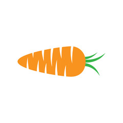 carrot vegetable logo design rich in vitamin a
