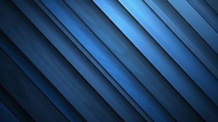 Blue diagonal stripes - modern abstract geometric background