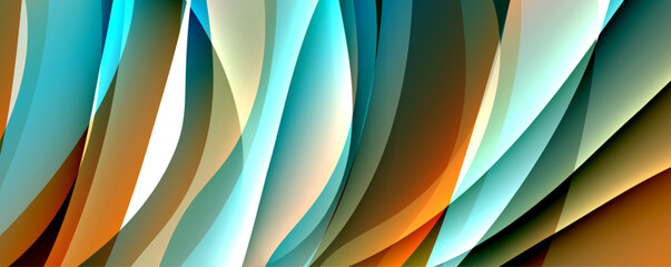 a close up of a colorful abstract background with waves High quality - 786115682