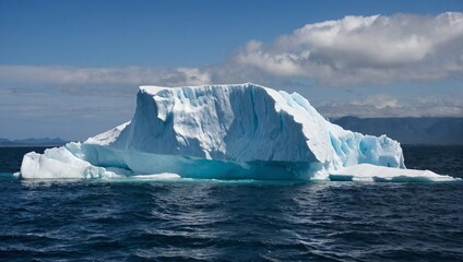 iceberg floating in the ocean