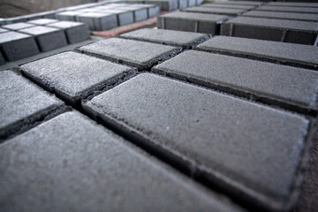 paving stones in the city