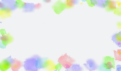 frame made of colorful smudge