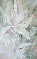 abstract background with flowers