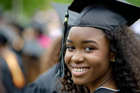 Financial Success: College Graduation Savings Stock Photo