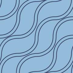 Seamless waves pattern