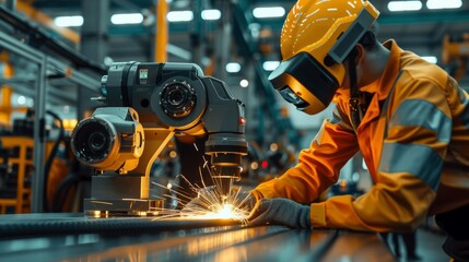 Workers close up at an automated finishing bureau