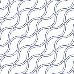 Seamless unending waves pattern, ripple texture