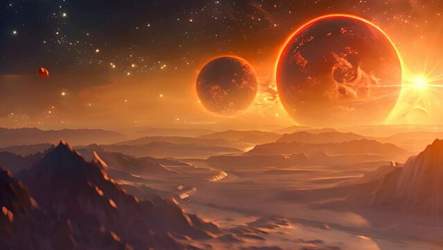 A planet with two suns
