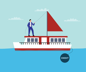 Financial dependence on credit, the ship is sinking