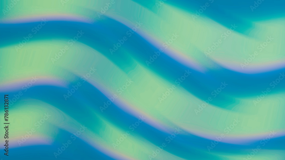 Poster colorful neon gradient. blue and turquoise gradient background. smooth transition of turquoise and b