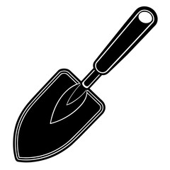 trowel isolated on white background