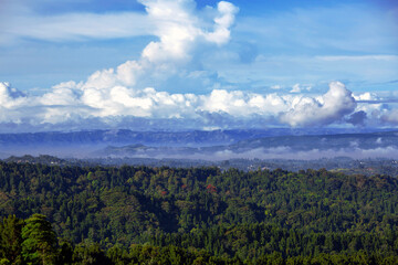 landscape with clouds