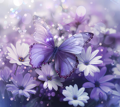 Break Through Butterfly Tumbler Wrap Generated by AI