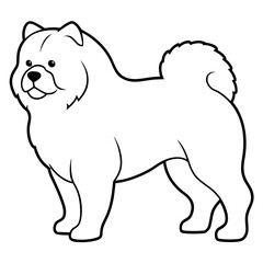 dog background vector illustration