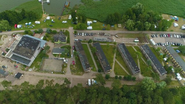 Top Down Apartaments Dabkowice Bloki Krajobraz Aerial View Poland