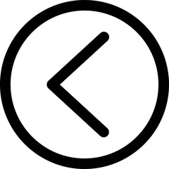 Simple Minimalist Line Arrow Icon