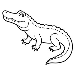 illustration of a crocodile