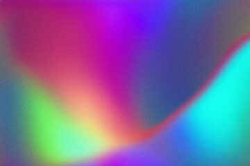 Iridescence Grainy Gradient Abstract Background Poster Banner