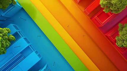 Rainbow color theme Pride Month. background abstract design. 
