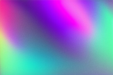Iridescence Grainy Gradient Abstract Background Poster Banner