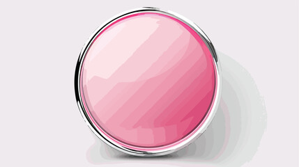 Abstract pink round background in a silver frame