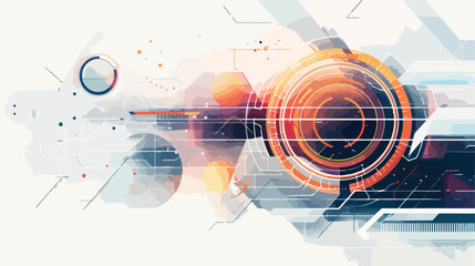 Abstract tech background. Futuristic technology