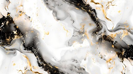Elegant abstract marble texture with golden veins. Luxury background design for banner, wallpaper, or cover. Modern digital art. Sophisticated and stylish look. High-quality detail. AI