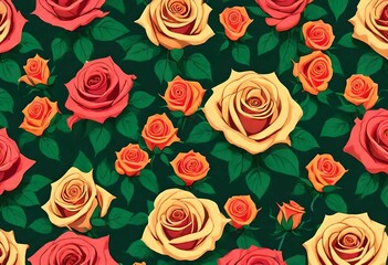 seamless floral background