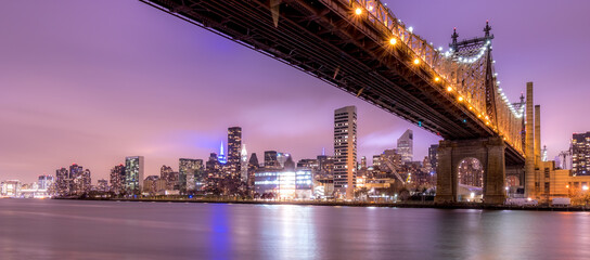 Queensboro Bridge at night