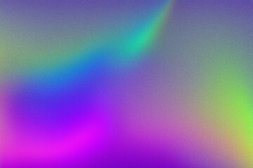 Colorfull Purple Blue Grey Green Pink Grainy Gradient Abstract Background Poster Banner